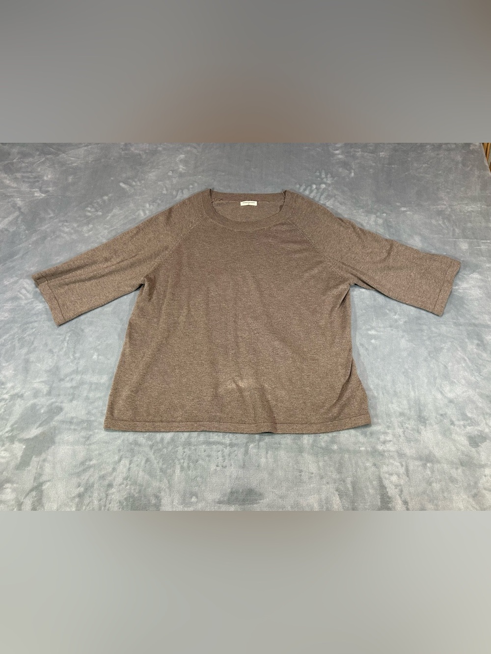 Movesgood Crewneck Sweater in Brown-cashmere blend- M